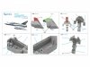 Quinta Studio QD72137 Mirage 2000N 3D-Printed coloured Interior on decal paper (Dream Model) 1/72